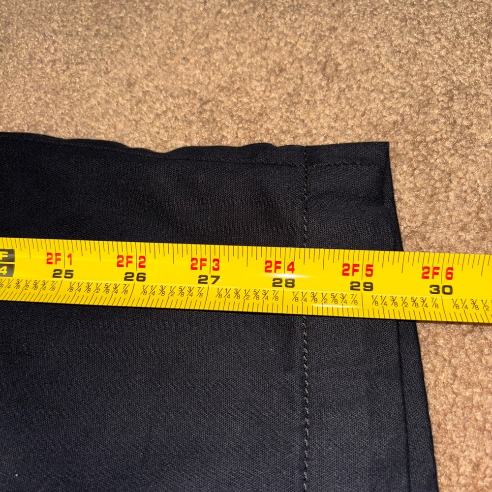 St. John’s Bay Black Mid Rise Cotton Tummy Control Capri Pants Size 16 - Picture 8 of 11